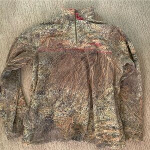 Mossy oak half zip jacket